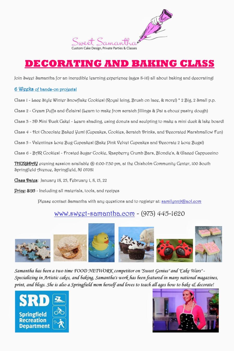 Baking Classes Nj Cheap Spring Break Trip