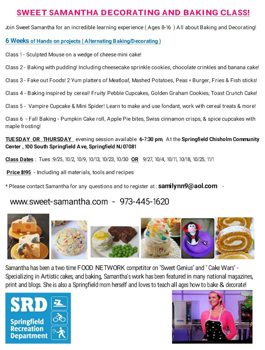 Baking Classes NJ